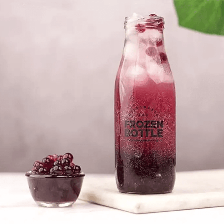 Blueberry Poppins Boba Mocktails