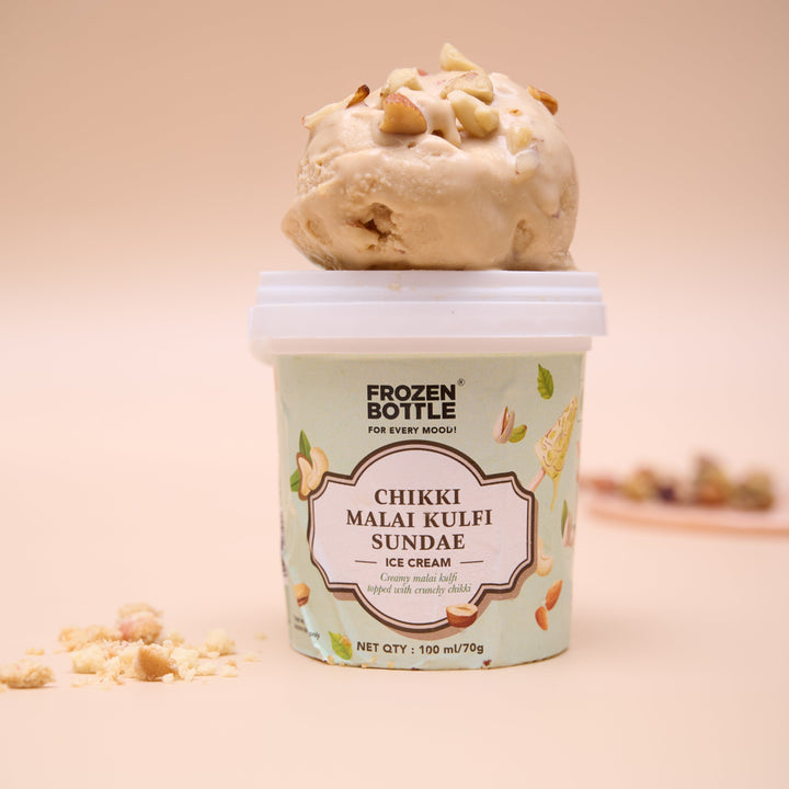 Chikki Malai Kulfi Ice Cream Sundae Tubs
