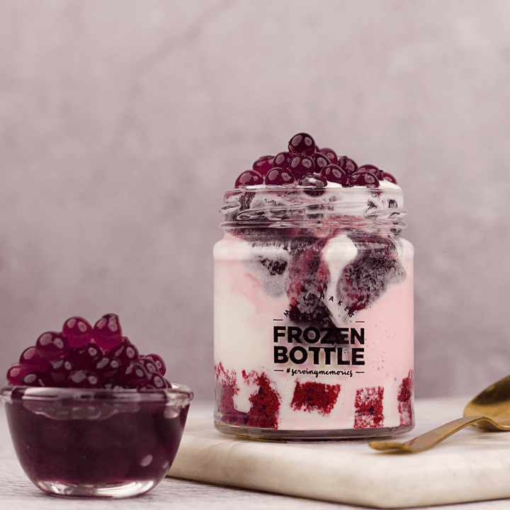 Berry Delight Boba Sundae | Juicy Berries & Chewy Tapioca Pearls