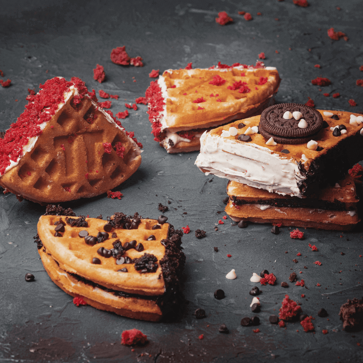 Honey And Caramel Waffle