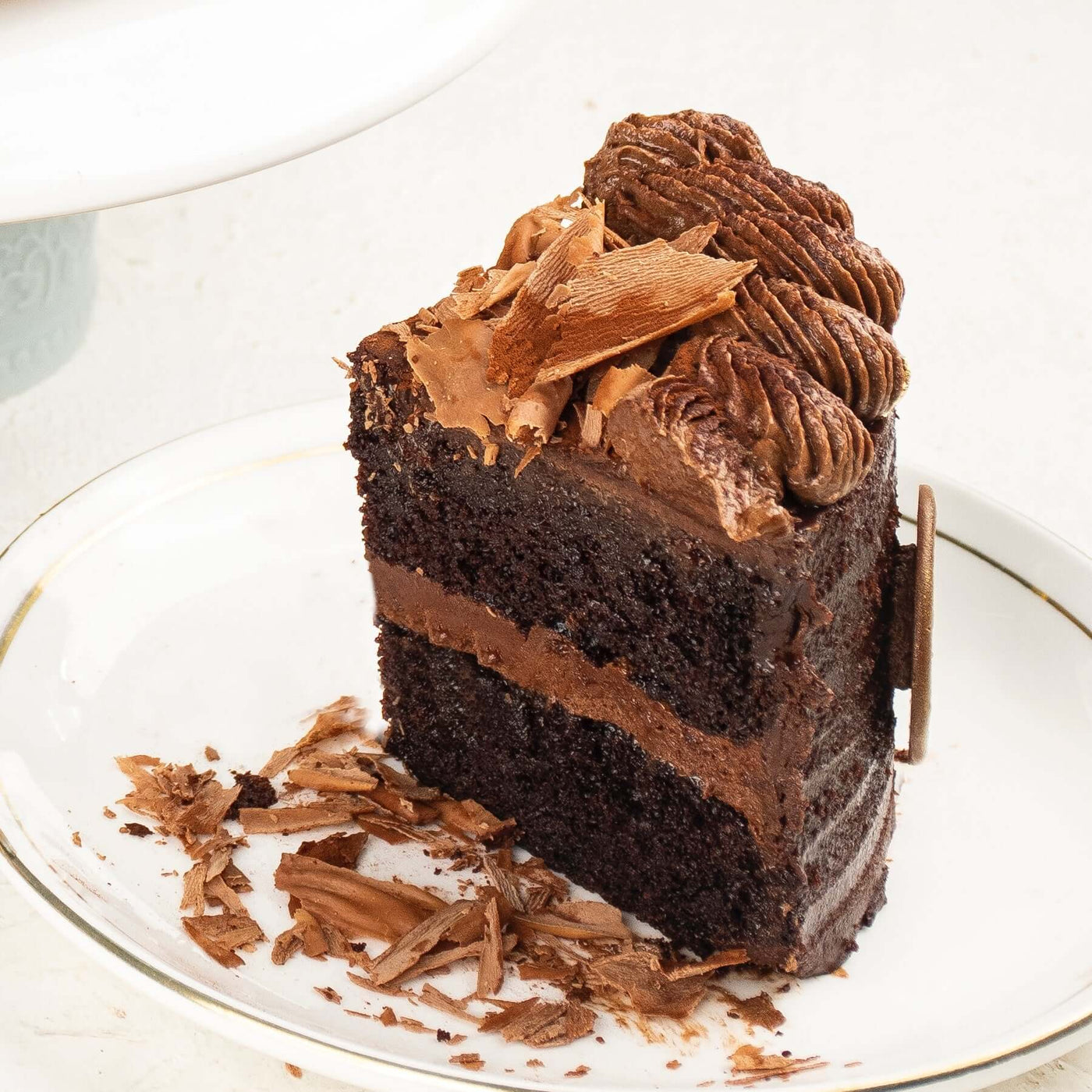 Dark Chocolate Buttercream Cake