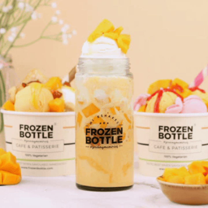 Mango Special Cake, Milkshake, Gudbud Jars, Gourmet Sundae