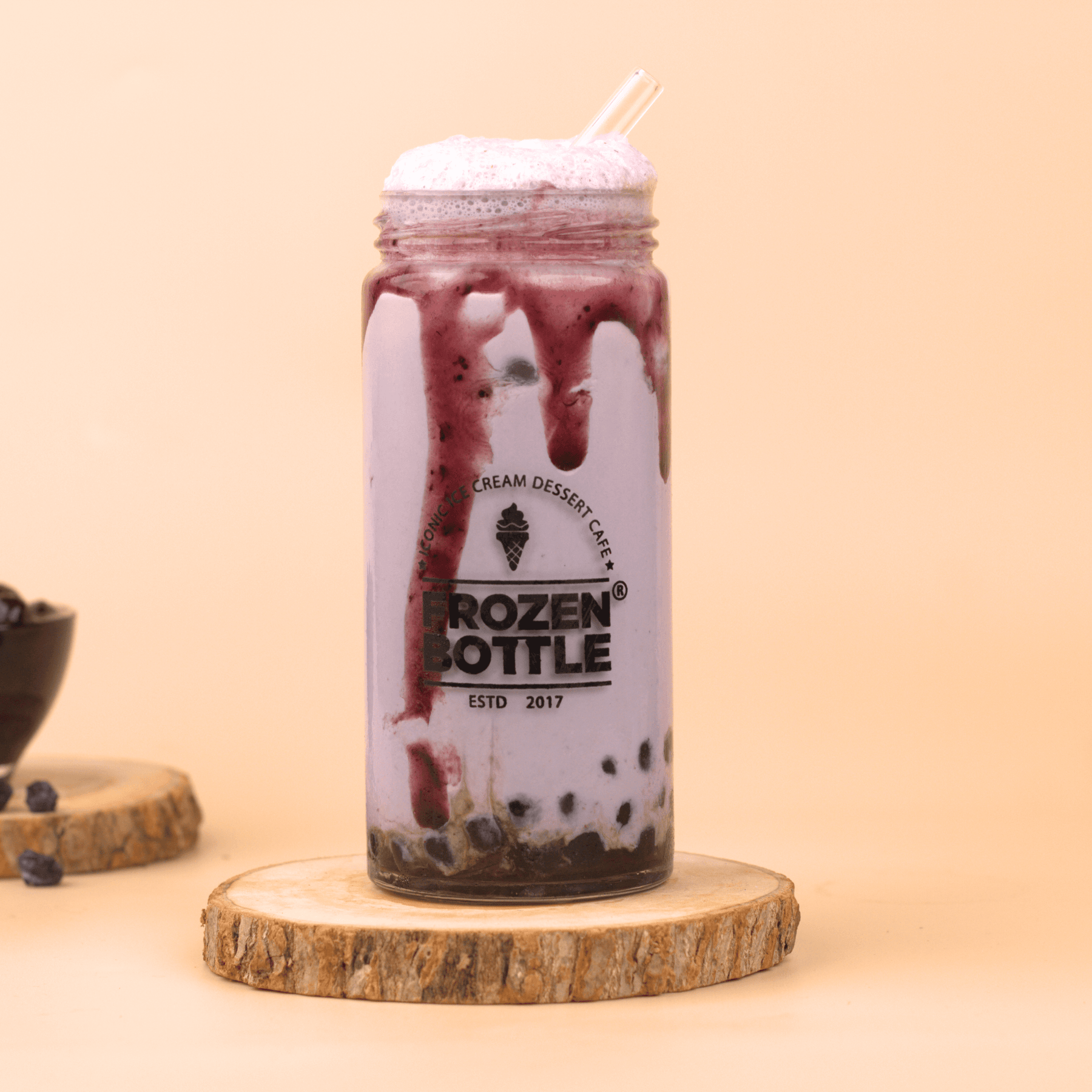 Blackcurrent Bubble Tea Blackcurrent Bubble Tea