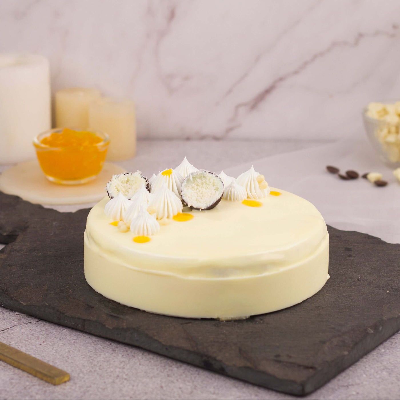 Coconut & Passion Fruit Cake