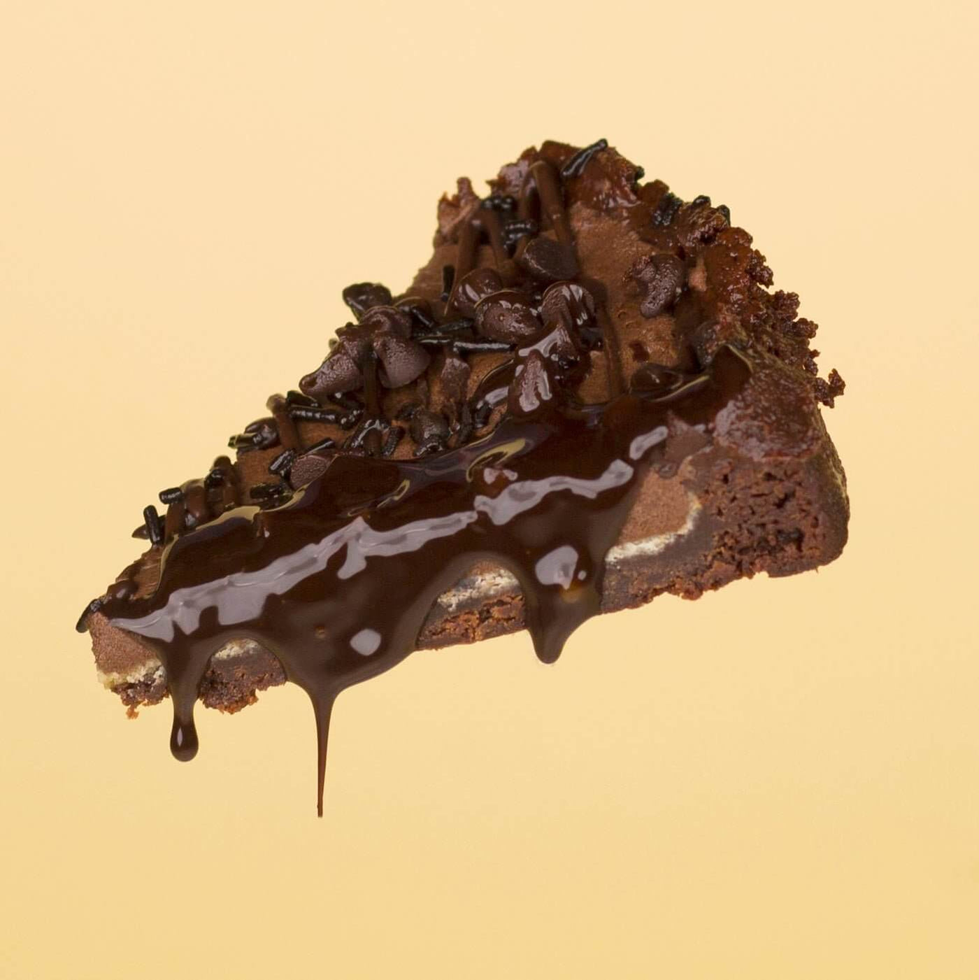 Belgian Chocolate Pizza Slice