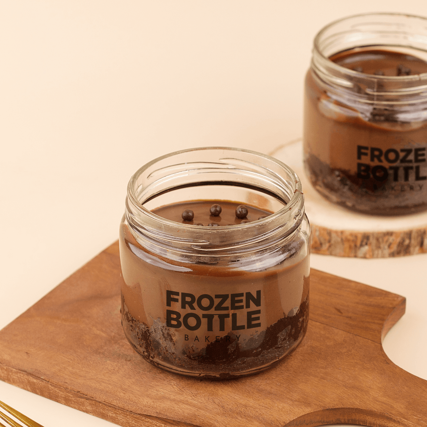 Dark Chocolate Cake Dessert Jars