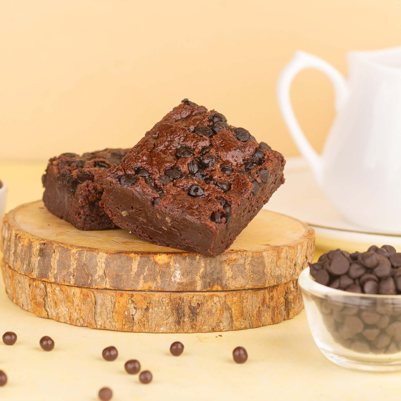 Decadent Double Choco Chip Brownies