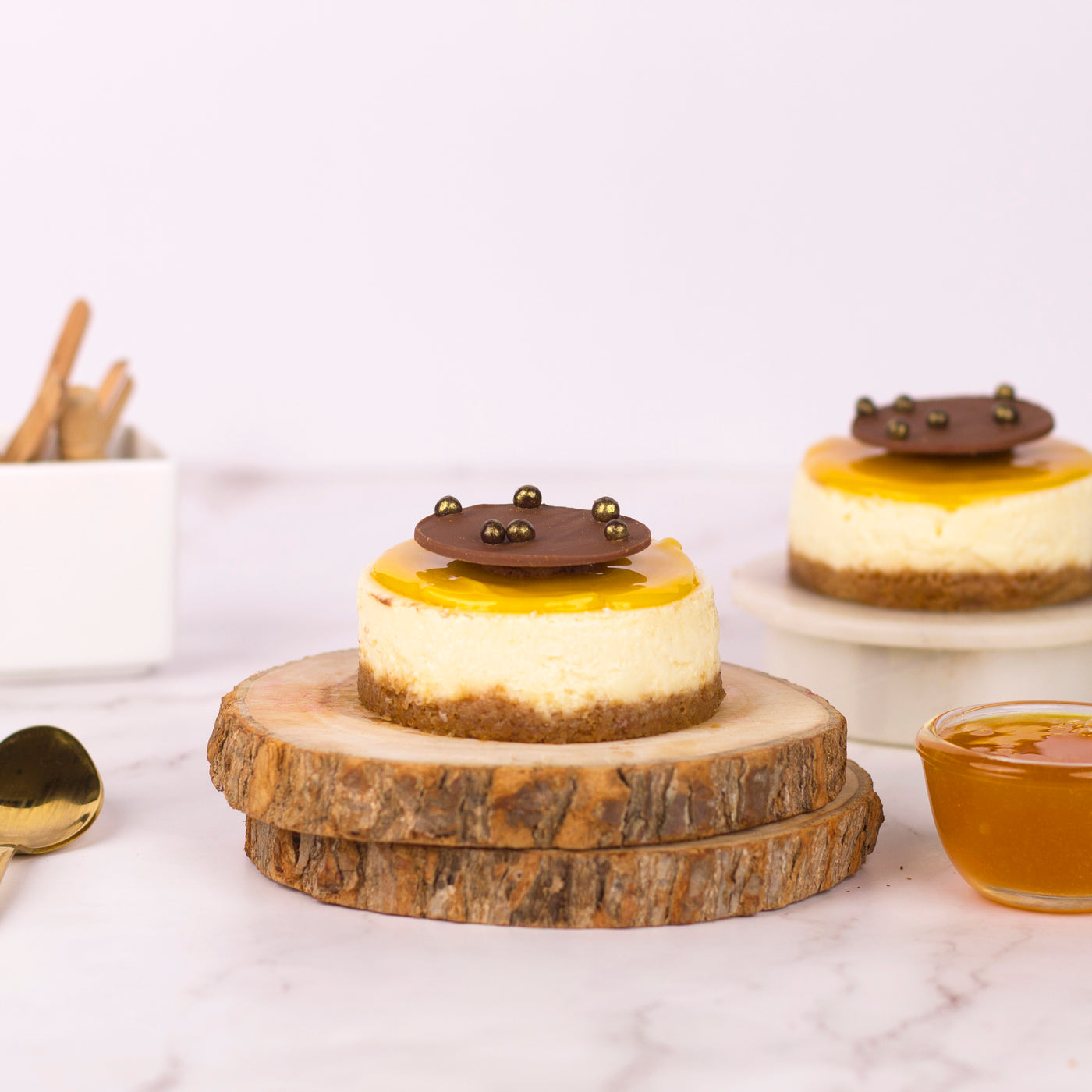 Mocha Passionfruit Cheesecake