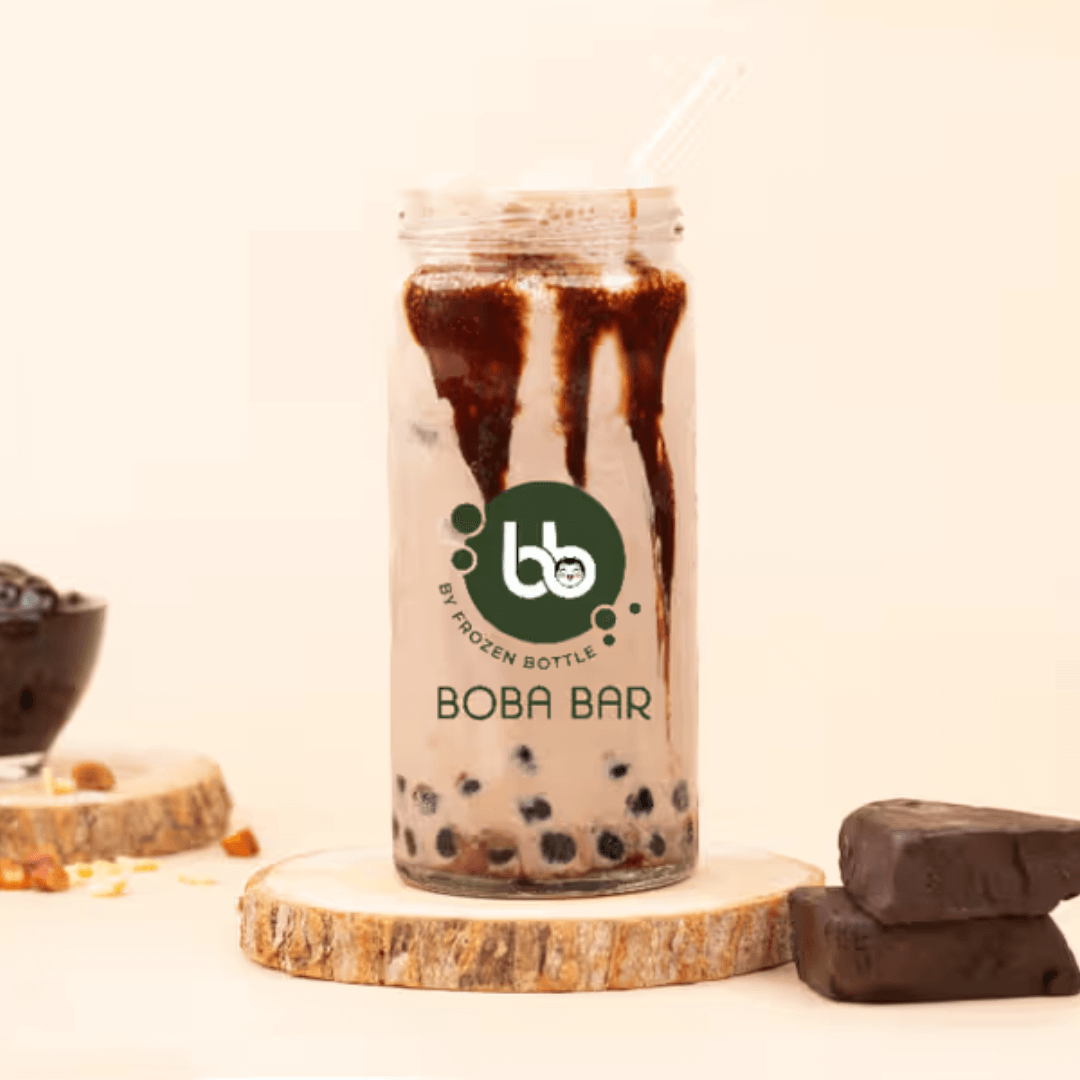 Nutty Chocolate Bubble Tea
