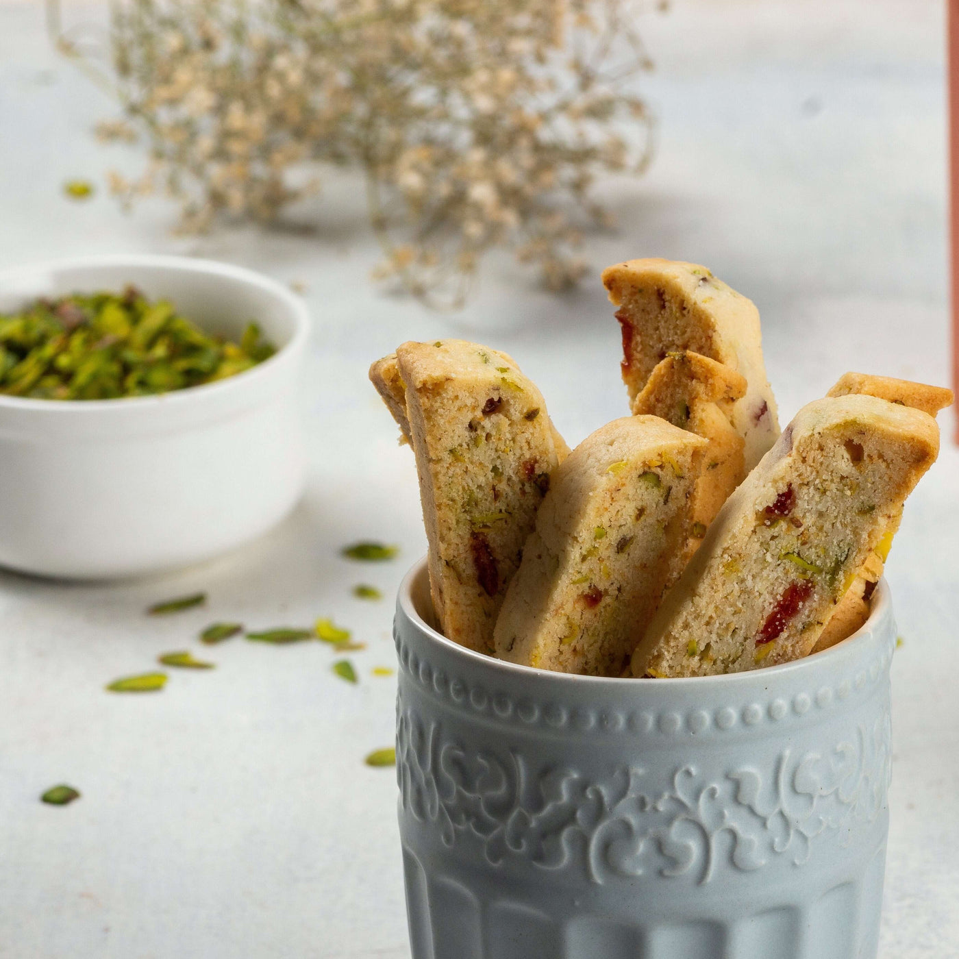 Pistachio Cranberry Biscotti
