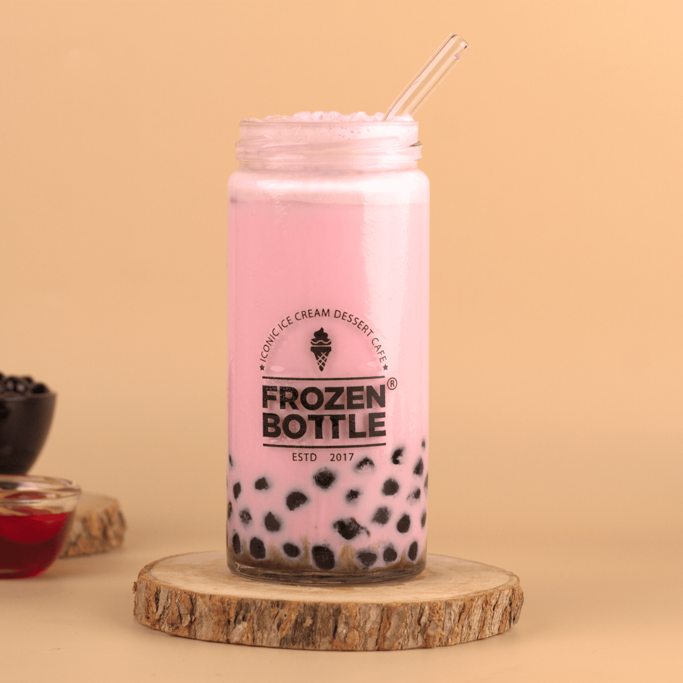 Rose Milk Bubble Tea